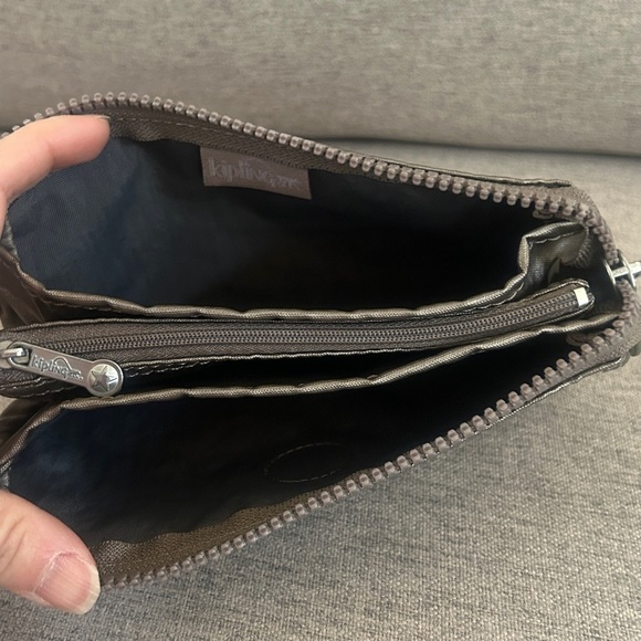 Kipling Shimmering Pouch Case Wallet - Picture 4 of 6